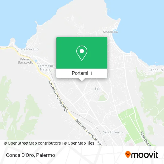 Mappa Conca D'Oro
