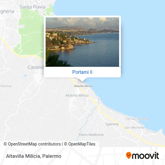 Mappa Altavilla Milicia