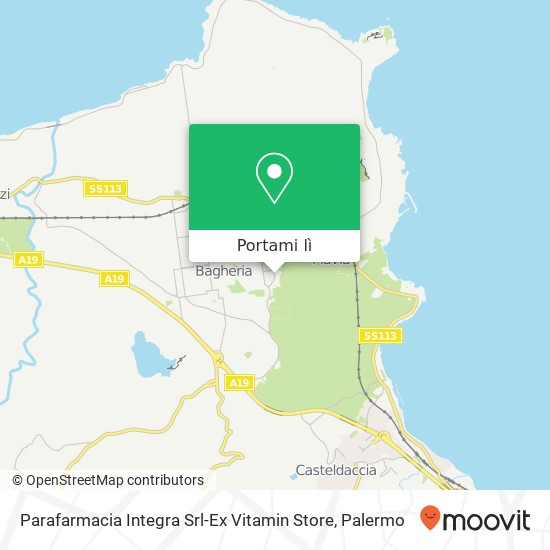 Mappa Parafarmacia Integra Srl-Ex Vitamin Store