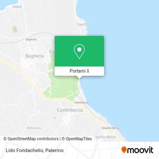 Mappa Lido Fondachello