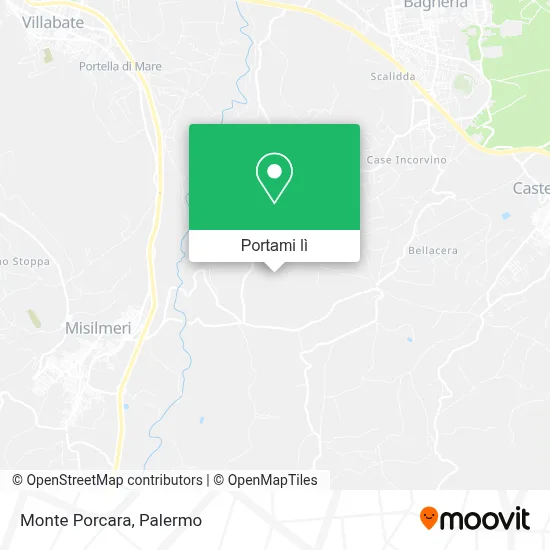 Mappa Monte Porcara