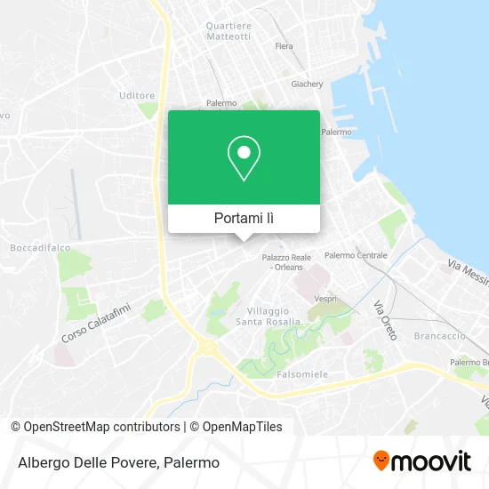 Mappa Albergo Delle Povere