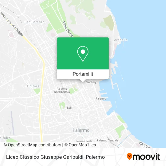 Mappa Liceo Classico Giuseppe Garibaldi