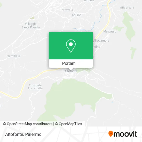 Mappa Altofonte