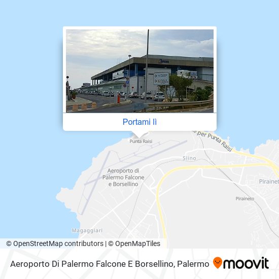 Mappa Aeroporto Di Palermo Falcone E Borsellino