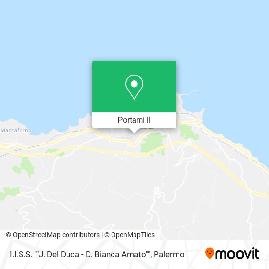 Mappa I.I.S.S. ""J. Del Duca - D. Bianca Amato""