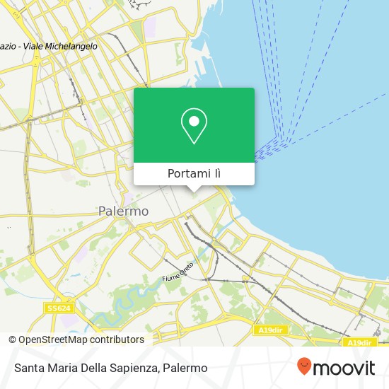 Mappa Santa Maria Della Sapienza