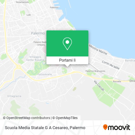Mappa Scuola Media Statale G A Cesareo