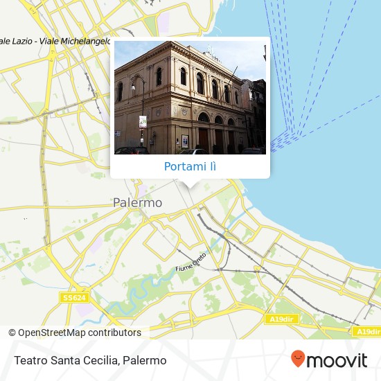 Mappa Teatro Santa Cecilia