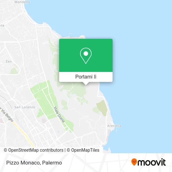 Mappa Pizzo Monaco