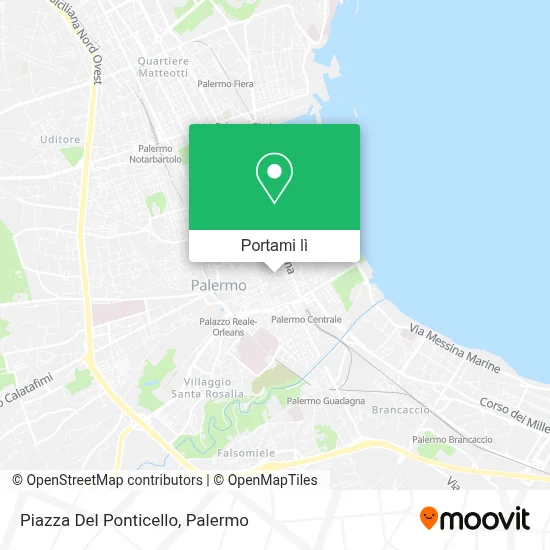 Mappa Piazza Del Ponticello