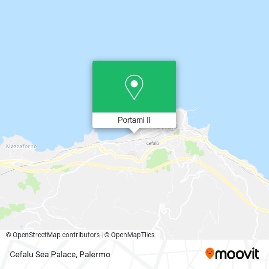 Mappa Cefalu Sea Palace