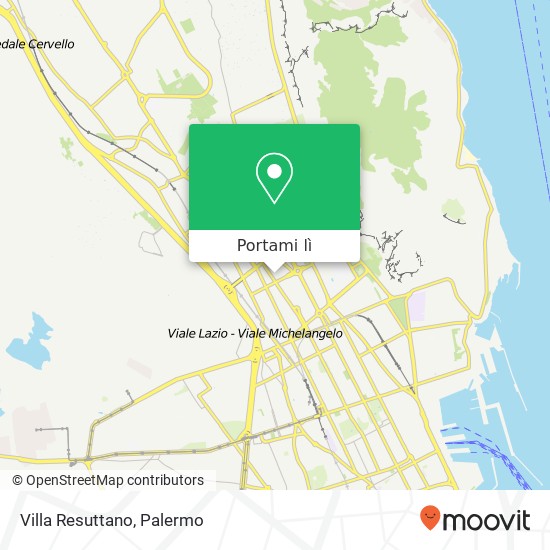 Mappa Villa Resuttano