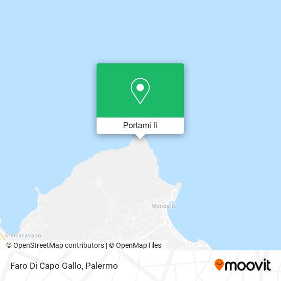 Mappa Faro Di Capo Gallo
