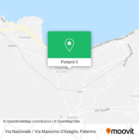 Mappa Via Nazionale / Via Massimo D'Azeglio
