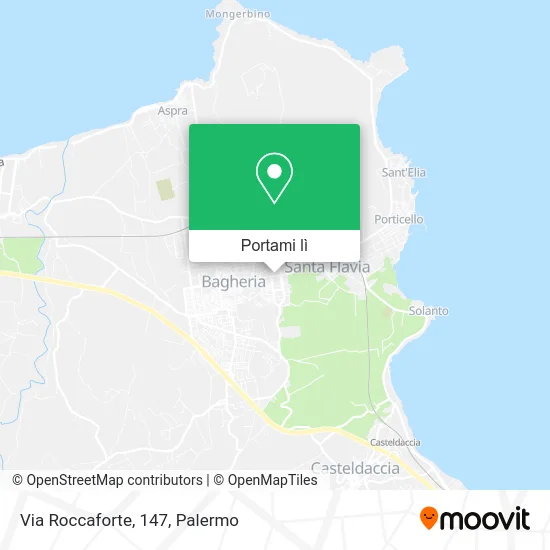 Mappa Via Roccaforte, 147