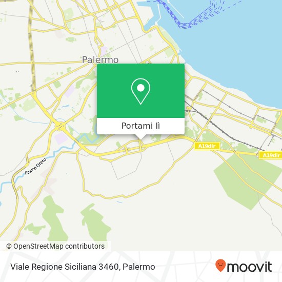 Mappa Viale Regione Siciliana 3460