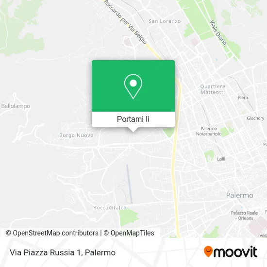Mappa Via Piazza Russia 1