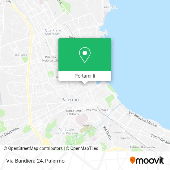Mappa Via Bandiera  24