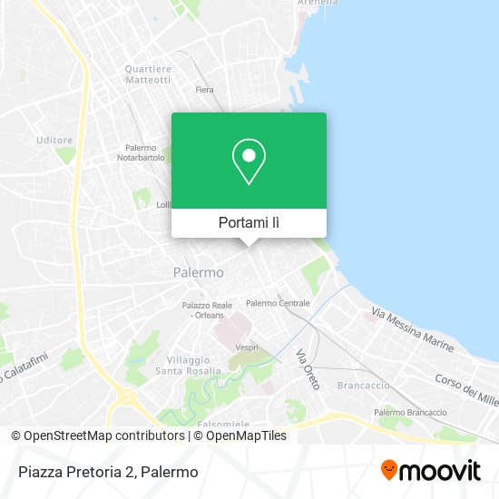Mappa Piazza Pretoria  2