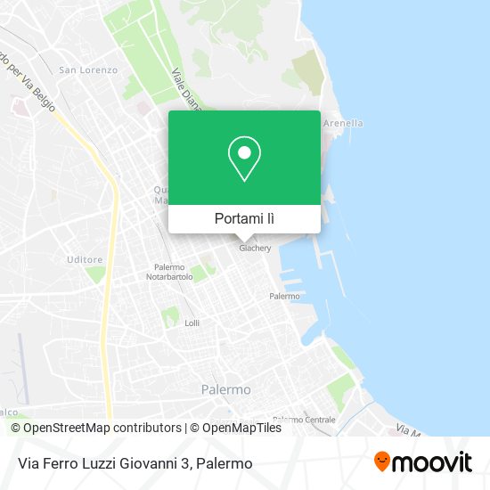 Mappa Via Ferro Luzzi Giovanni  3