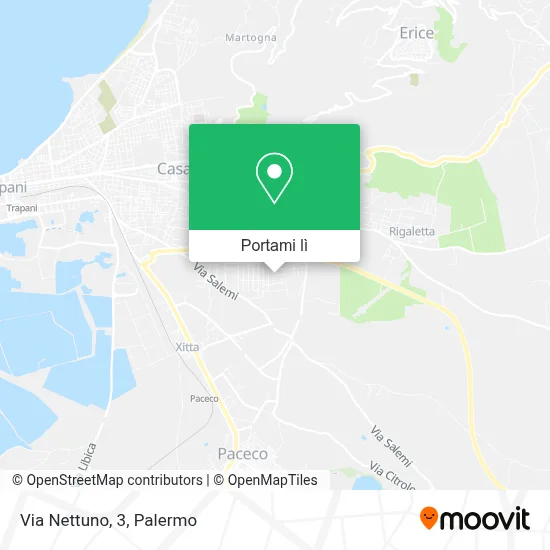 Mappa Via Nettuno, 3