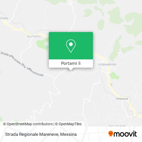 Mappa Strada Regionale Mareneve