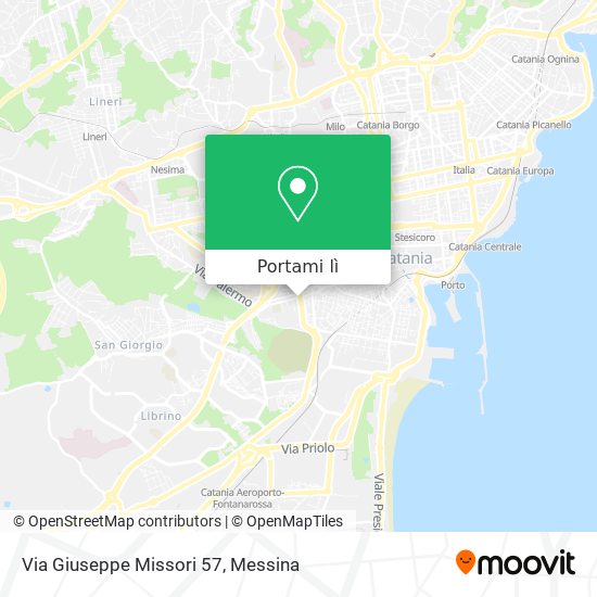 Mappa Via Giuseppe Missori  57