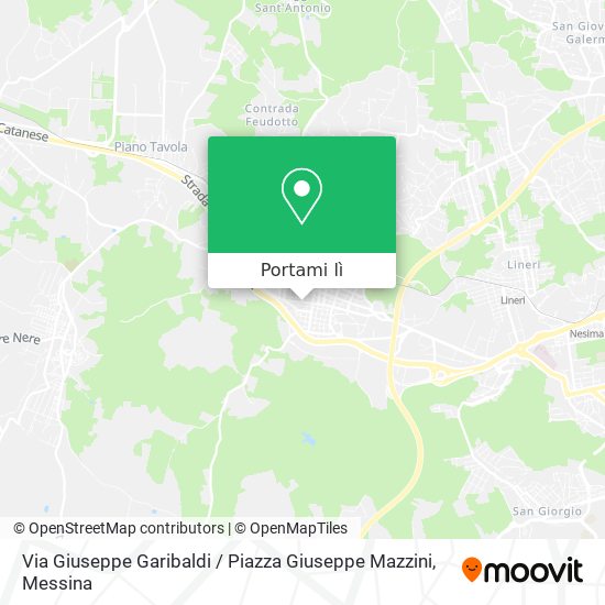 Mappa Via Giuseppe Garibaldi / Piazza Giuseppe Mazzini