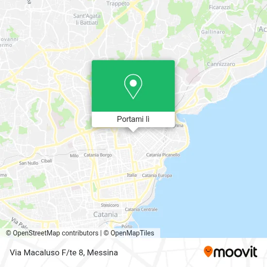 Mappa Via Macaluso F/te 8