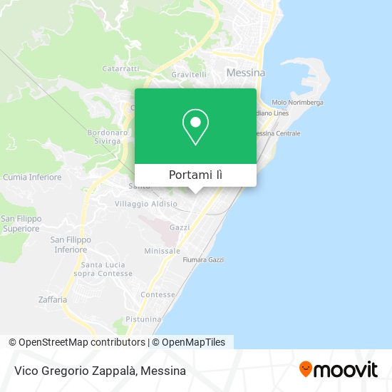 Mappa Vico Gregorio Zappalà