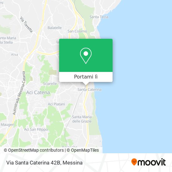 Mappa Via Santa Caterina  42B