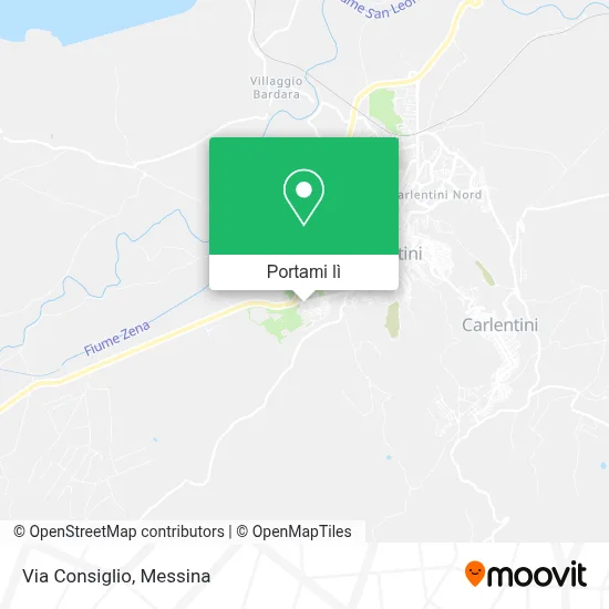 Mappa Via Consiglio
