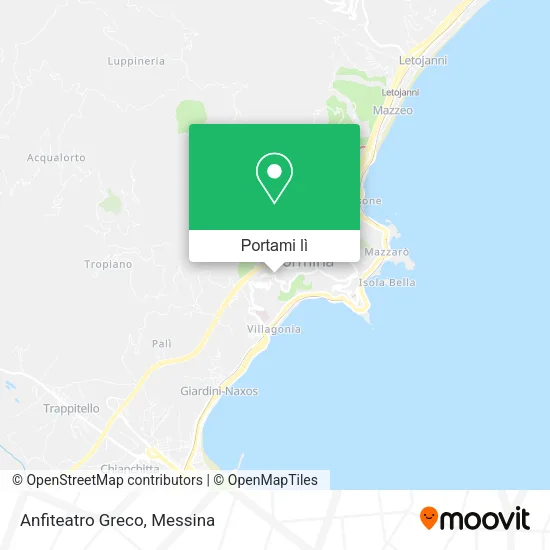 Mappa Anfiteatro Greco