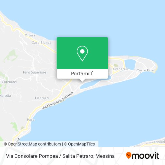 Mappa Via Consolare Pompea / Salita Petraro