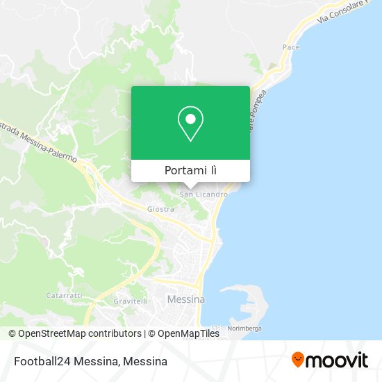 Mappa Football24 Messina