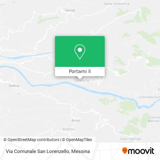 Mappa Via Comunale San Lorenzello