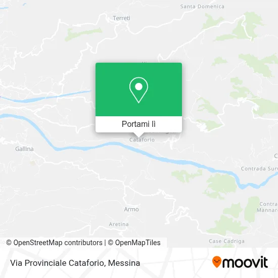 Mappa Via Provinciale Cataforio