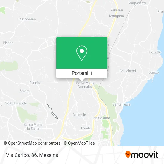 Mappa Via Carico, 86