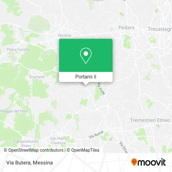 Mappa Via Butera