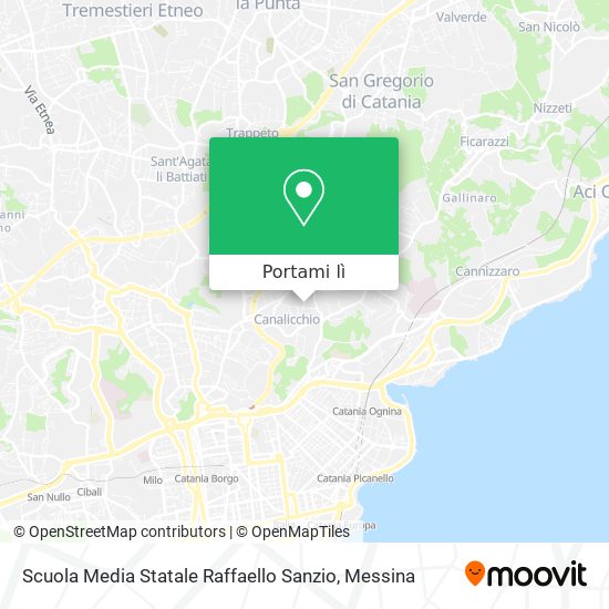 Mappa Scuola Media Statale Raffaello Sanzio