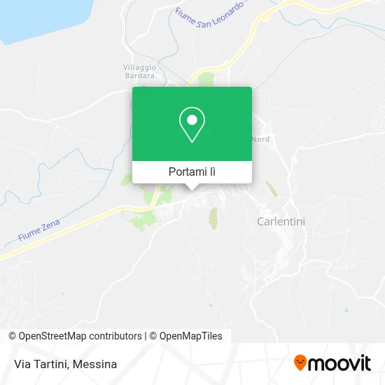 Mappa Via Tartini