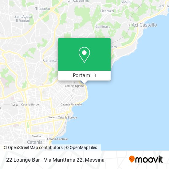 Mappa 22 Lounge Bar - Via Marittima 22