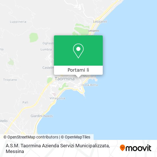 Mappa A.S.M. Taormina Azienda Servizi Municipalizzata
