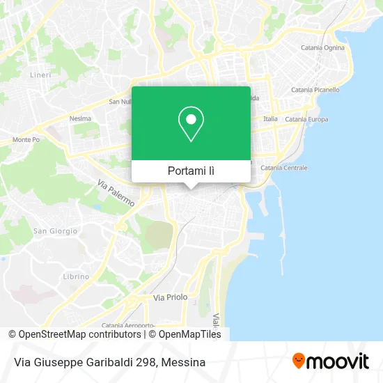 Mappa Via Giuseppe Garibaldi  298