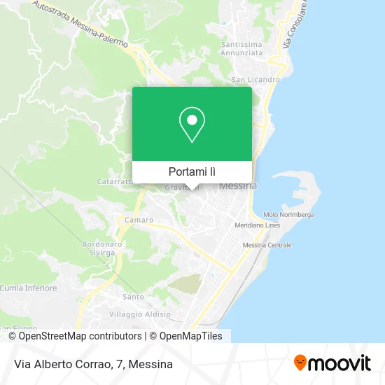 Mappa Via Alberto Corrao, 7