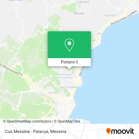 Mappa Cus Messina - Palacus