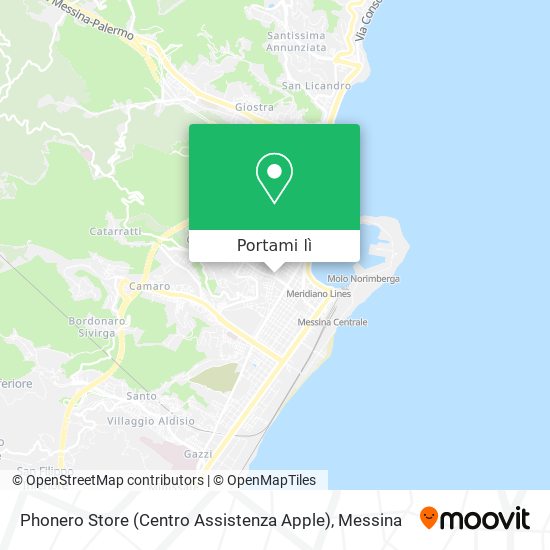 Mappa Phonero Store (Centro Assistenza Apple)