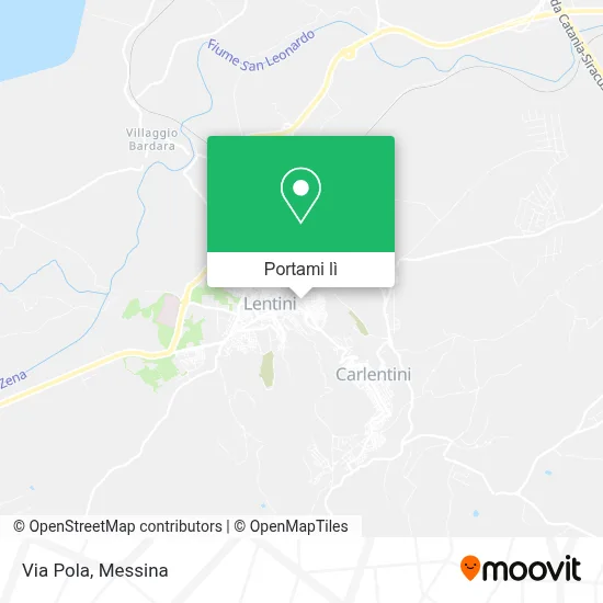 Mappa Via Pola