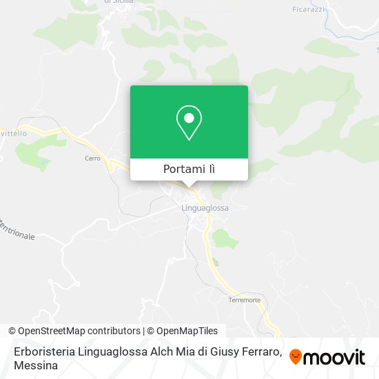 Mappa Erboristeria Linguaglossa Alch Mia di Giusy Ferraro